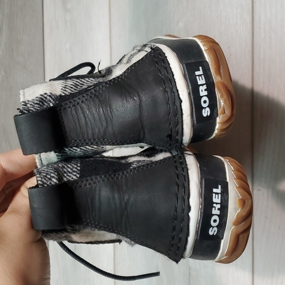 Sorel Women Madewell X Out N About Ankle Plaid Duck Saltwater Boots shoe - Picture 8 of 13